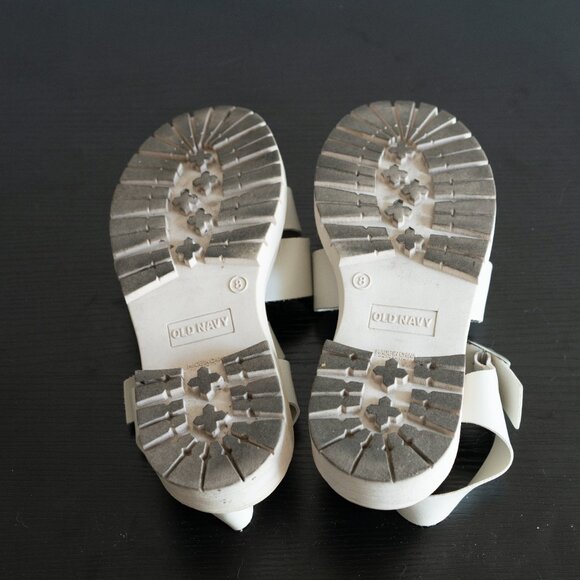Old Navy Chunky Heel Fisherman Sandals – White | Women’s Size 8 - Picture 10 of 10